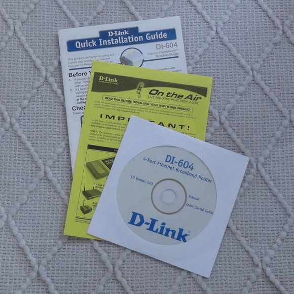 D-Link ROUTER ~ DI-604 ~ Like NEW - Picture 6 of 7